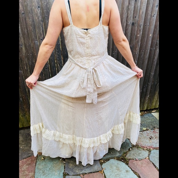 Gunne Sax by Jessica prairie style dress vintage! - Picture 6 of 16